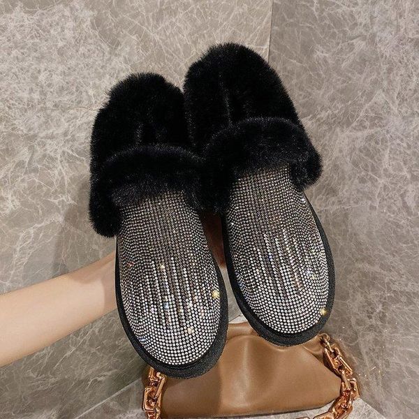 

boots low heel flat bottom in winter 2021 europe and america, Black