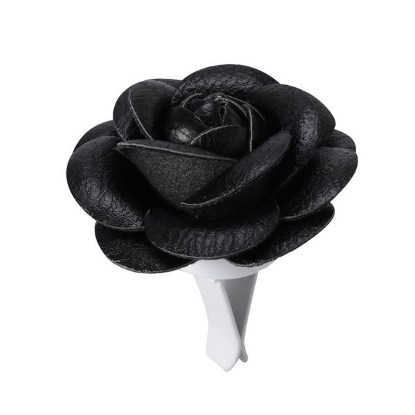 

car air freshener vent perfume camellia decoration (white)