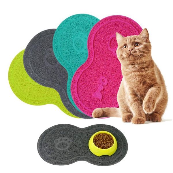 

dog bowls & feeders pet cat litter mat feeding water food puppy dish bowl placemat tray tidy easy cleaning accessories