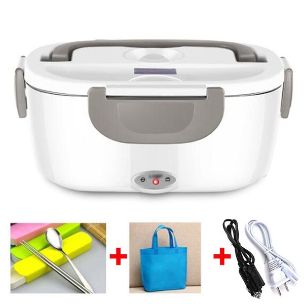 

dinnerware sets 12v 24v 110v 220v electric lunch box stainless steel warmer heated container portable car office home heating bento