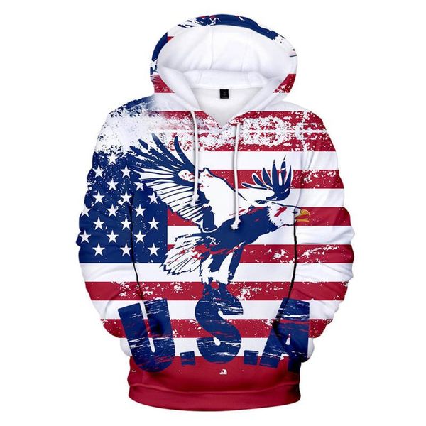 

men's hoodies & sweatshirts usa national flag 3d printed men women fashion sweatshirt oversized hoodie hip hop pullover statue of liber, Black
