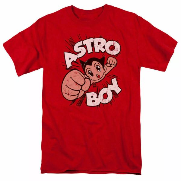 

astro boy flying t shirt mens licensed cartoon merchandise red, White;black