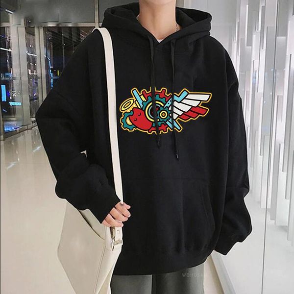 

men's hoodies & sweatshirts latest anime sk8 the infinity reki logo hoodie women vintage harajuku korean fashion clothes male long slee, Black