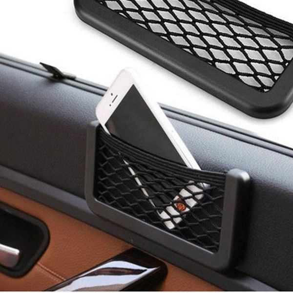 

car organizer mesh trunk net goods universal storage rear seat back stowing tidying auto accessories travel pocket bag network