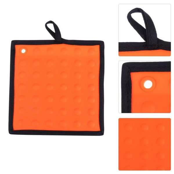 

mats & pads 1pc silicone placemat heat insulation kitchen resistant pad