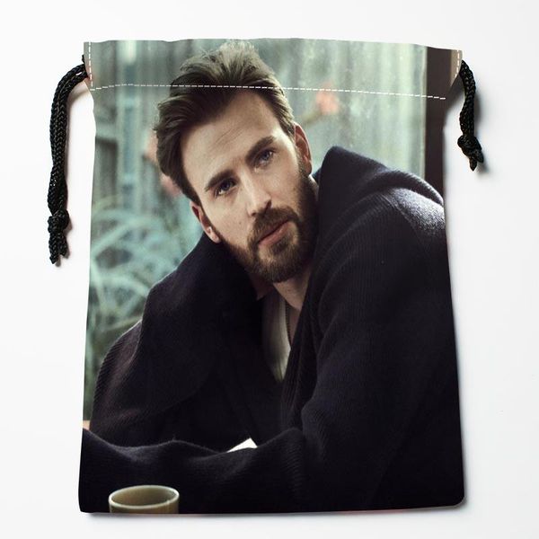 

storage bags sell chris evans drawstring print 18x22cm soft satin fabric resuable clothes bag shoes