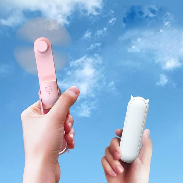 

summer mini usb folding fan air cooler creative deskhome appliance ventilation portable pocket outdoor hiking camping electric fans