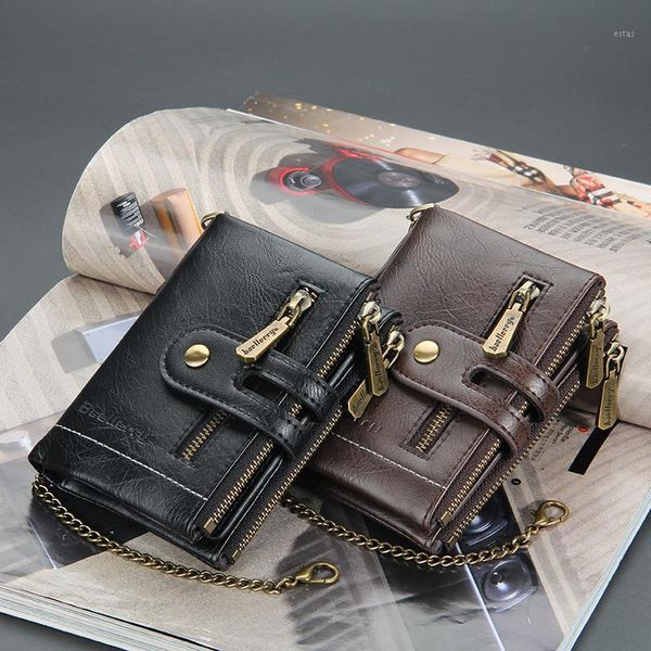 

men's wallet leather billfold slim hipster pu /id holders 2021 coin purses luxury business vintage wallets1, Red;black