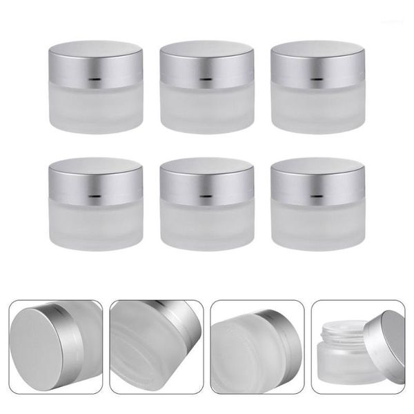 

storage bottles & jars 6pcs 50g cosmetic cream refillable portable makeup dispenser