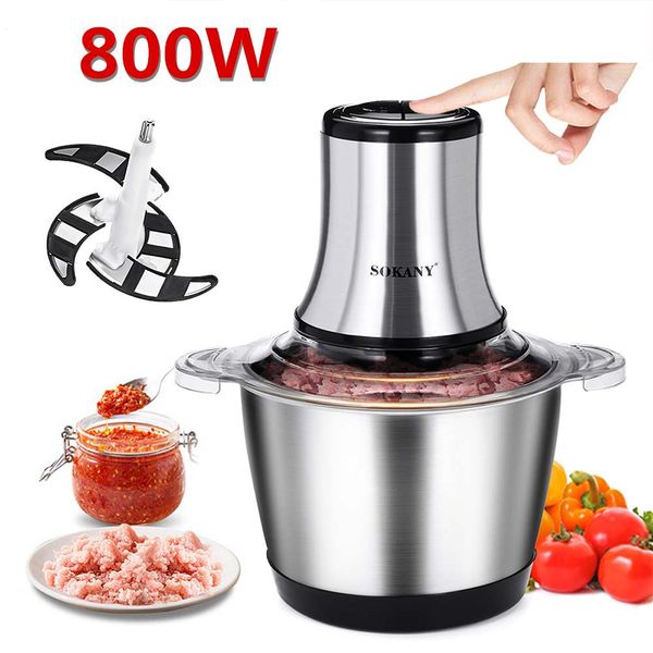 

sokany 7005a 3l 800w electric meat grinder blender mincer mixer food processor machine