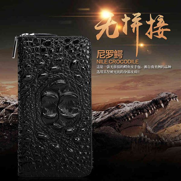 

bags handbags wallets men's crocodile pattern selling hand bag skin, Red;black