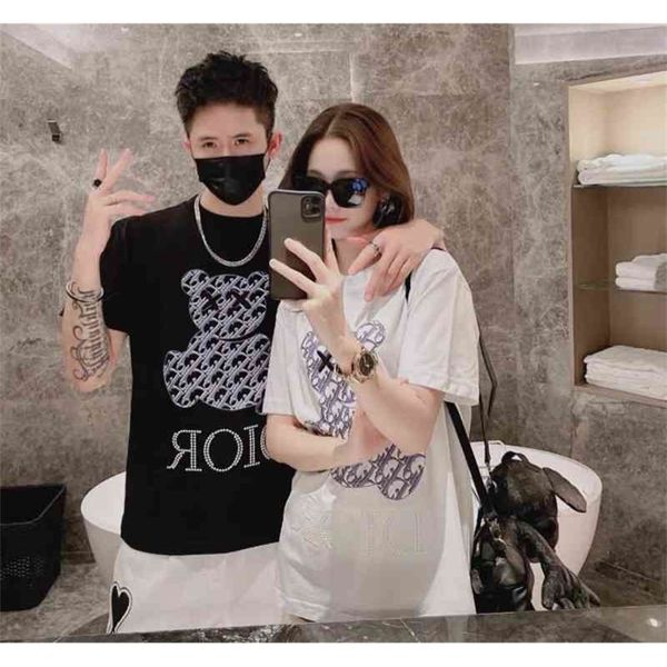 

2022 early spring new family couple t-shirt, White