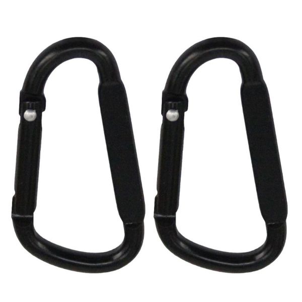 

d-type side squashing aluminum alloy safety carabiner portable climbing buckle multifunctional carabiners outdoor sports bu cords, slings an
