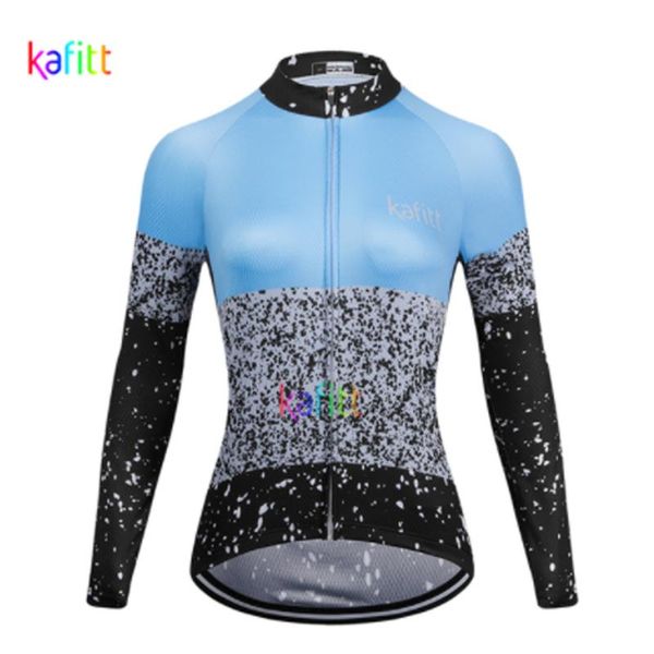 

racing sets fashion cycling wear kafiwomen's sportswear long sleeve 2021 road bike mountain suit shorts summer one-piece dress, Black;blue