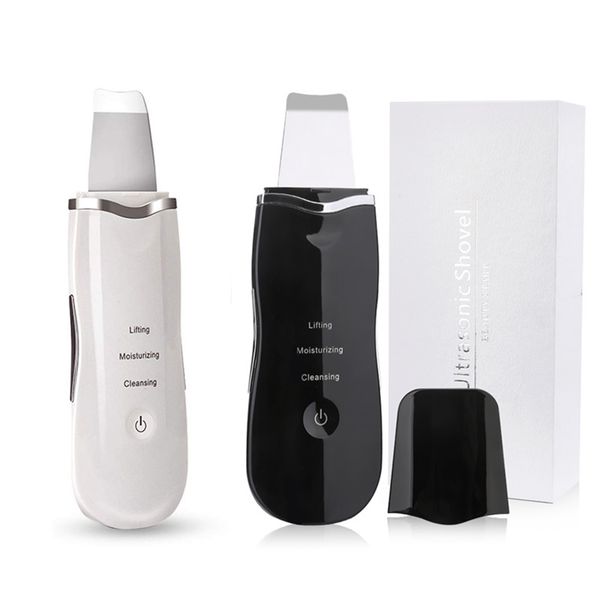 

ultrasonic face skin scrubber facial cleaner peeling vibration blackhead removal exfoliating facial spots wrinkle shovel