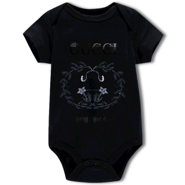 

rompers baby jumpsuit summer boy girl fashion printed cotton breathable comfortable creeping suit, Blue