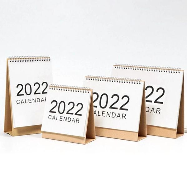 

novelty items 2022 mini desk calendar decoration stationery deskenglish coil daily monthly planner schedule school supplies