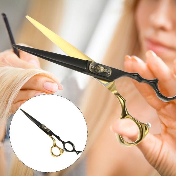 

hair scissors 1pc stainless steel haircut scissor home salon barber hairdressing