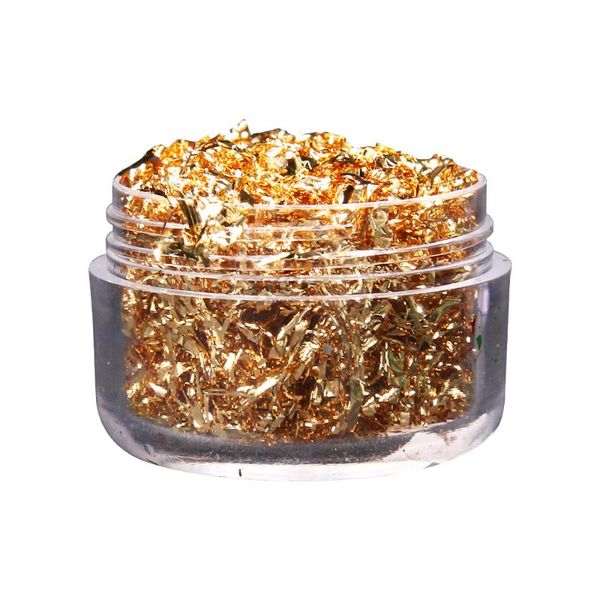 

imitation gold foil flake champagne leaf in nail decoration painting craft frame colorful other arts and crafts