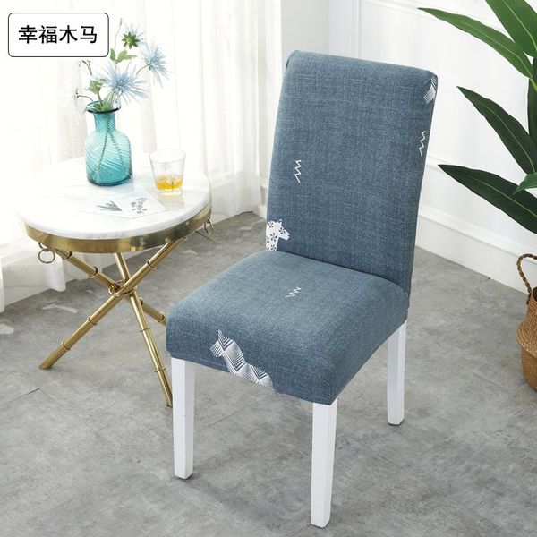 

chair covers 2/4/6pcs kitchen stretch seat for chairs slipcover house de chaise furniture gray cover
