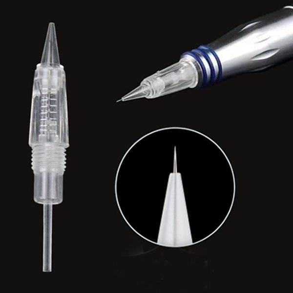 

tattoo needles 5pcs microneedles disposable screw needle cartridge for premium charmant permanent machine 1p 1d 2p 3p 3fp 5p 5fp 7fp 7p