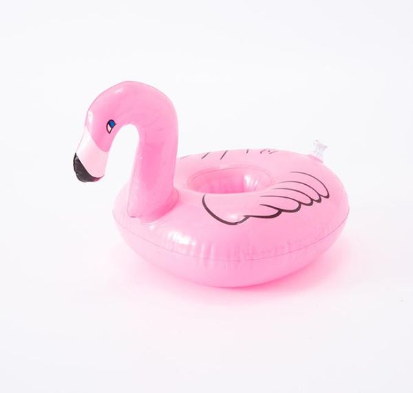 2021 Cup inflável flutuador flamingo copo titular porta-copos titular de bebida inflável para piscina para suprimentos de festas de copo