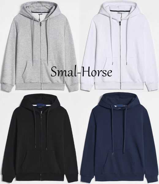 

vanmei men's jackets polo horse sweater outerwear hoodies and sweatshirts autumn winter with a hood sport jacket, Black