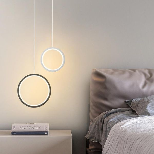 

led single head long line chandelier modern minimalist creative nordic cafe bar lamp bedroom bedside pendant lamps