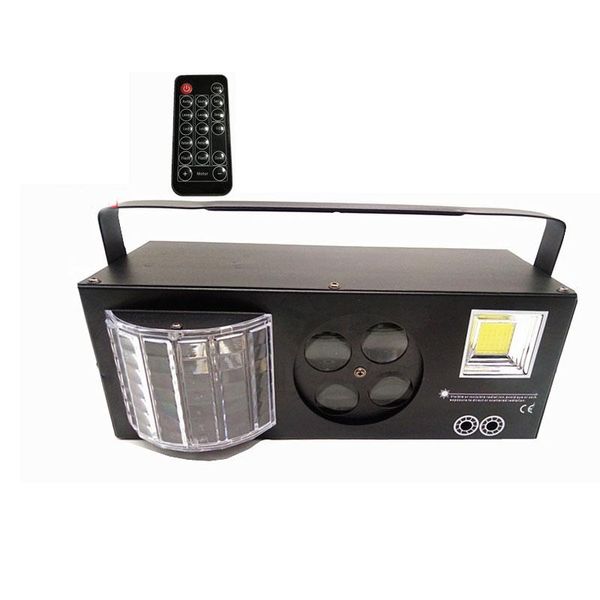 

effects remote control sound intelligent stage light lamp butterfly / flashing light/ laser pattern 4 in 1 lighting