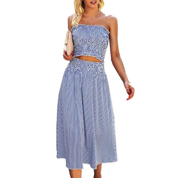 

women's swimwear two pieces sets summer fashion party clubwear sleeveless crop mini bodycon skirts lady outfit, White;black