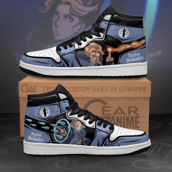 

castlevania sypha belnad sneakers custom anime sho