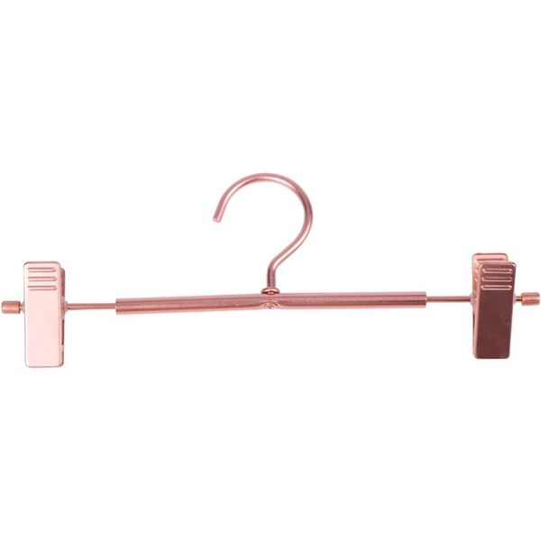 

pieces of high-strength strong rose gold pants skirt bottom hanger with clip hangers & racks