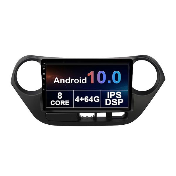 Auto-DVD-Player mit Phonelink GPS-Navigation FM DSP RADIO für Hyundai I10 2013–2016 8-Kern-Android 10-System