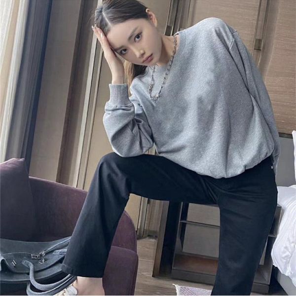 

women's hoodies & sweatshirts autumn fashion classic basic round neck and winter cotton hooded loose fit, Black