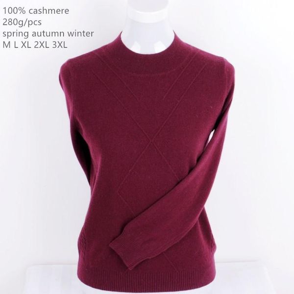 

women's sweaters naizaiga middle-aged 100% cashmere thick turtleneck solid pullovers casual ydsm31, White;black