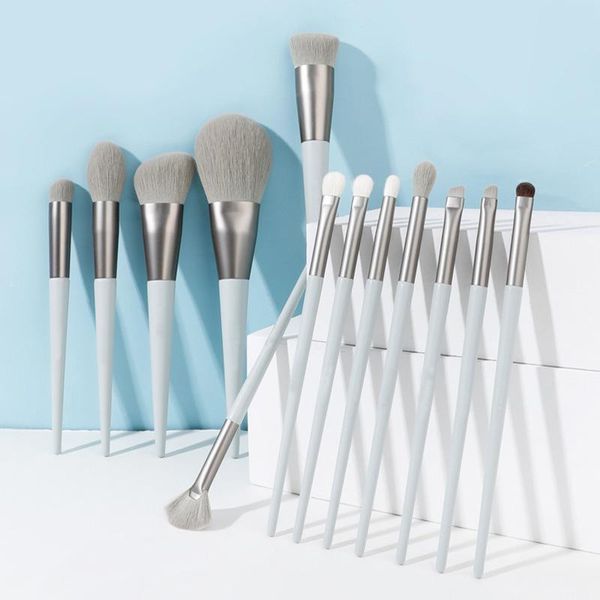 

eyelash curler 13pcs face mix eye makeup brush set blush foundation pinceaux de maquillage beginner