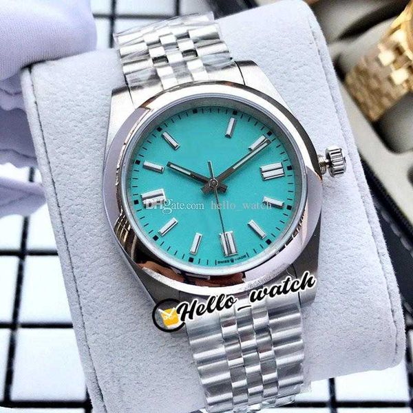 Relógios Homens Marca de Luxo 41mm Asiático 2813 Automático Mens Relógio Polido Bezel Dial Azul Jubileu Pulseira de Aço 124300-0006 124300 B17 (2) Desconto