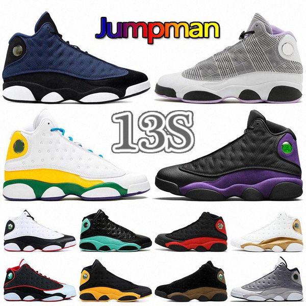 

jumpman men basketball shoes 13 13s hyper royal red flint chicago lucky green gold glitter phantom mens trainers sports sneakers