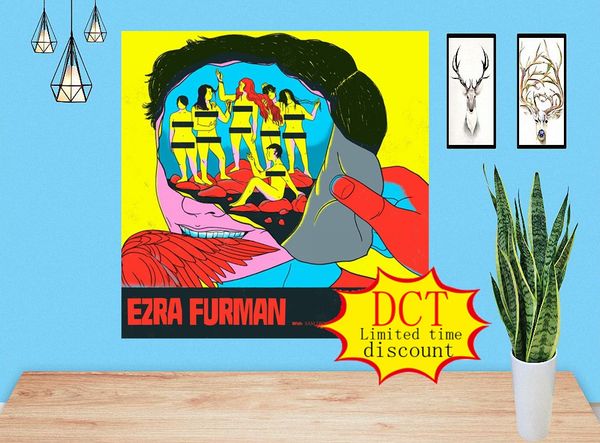 

ezra furman twelve nudes album poster music cover silk art print