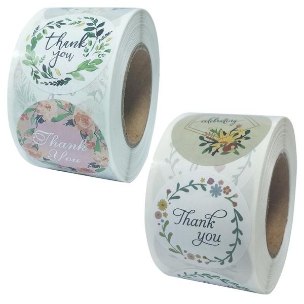

gift wrap 2 roll 1.5 inch thank you stickers labels 1000 stamp for bags