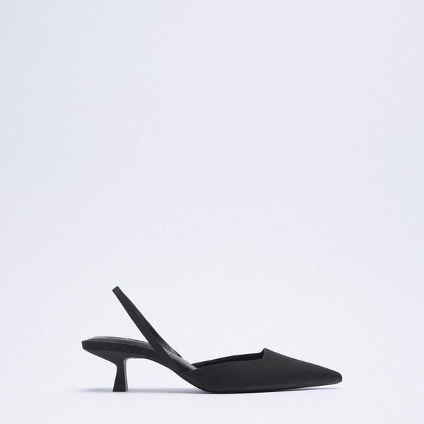 

sandals med 2021 comfort shoes for women shallow mouth strappy heels suit female beige medium pointed stiletto girls e, Black