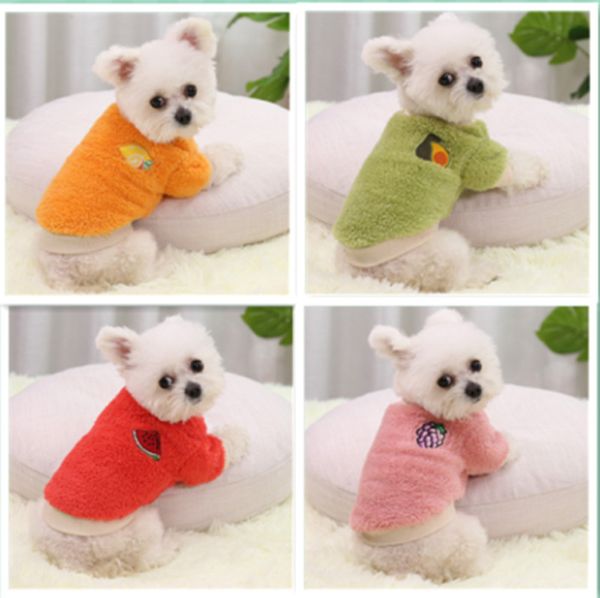 Moda Multicolor Roupas De Cão Vestuário Outono e Inverno Pet Cat Pequeno Médio Grande Roupas