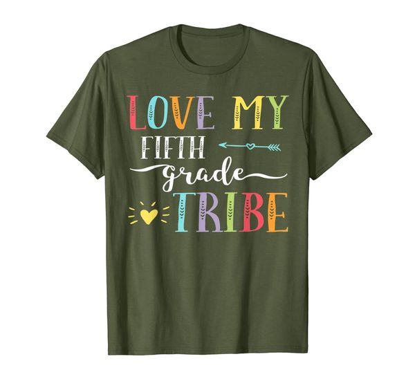 

Fun 5th Grade Teacher Shirt Love My Tribe First Day School T-Shirt, Mainly pictures