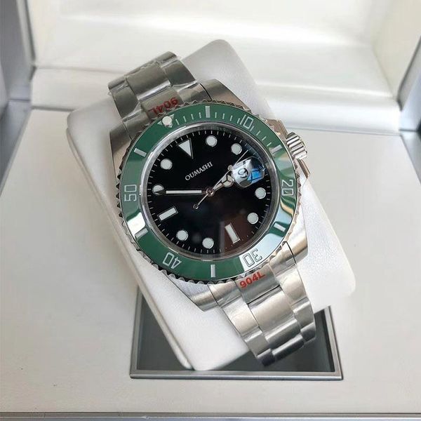 

wristwatches automatic mechanical watch 41mm miyota 8215 movement men's luminous waterproof ceramic bezel sapphire glass, Slivery;brown