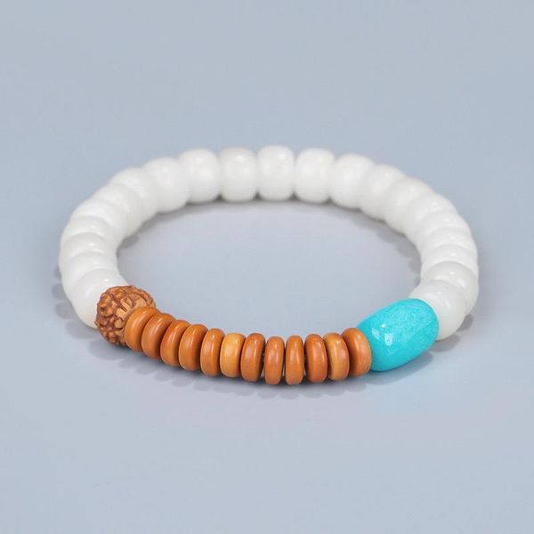 

beaded, strands white bodhi bracelets coconut shell bracelet on hand tibetan buddhism natural beads prayer & yoga meditation jewelry dropshi, Black