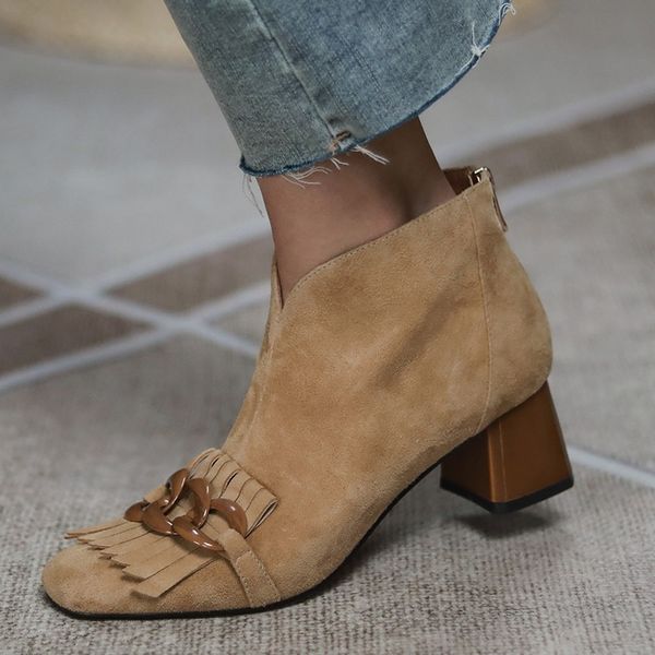 

boots high-quality high-heeled boots, suede high heels for women. wvie, Black