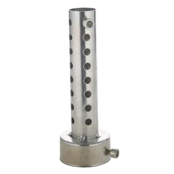 

silver motorcycle exhaust can muffler insert baffle db killer 48mm x 140mm system