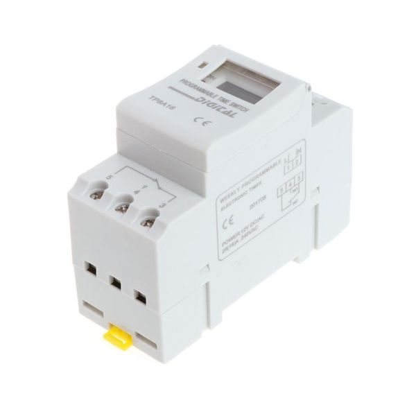 

timers 12v 16a digital lcd 7-day programmable timer time relay switch %328&314