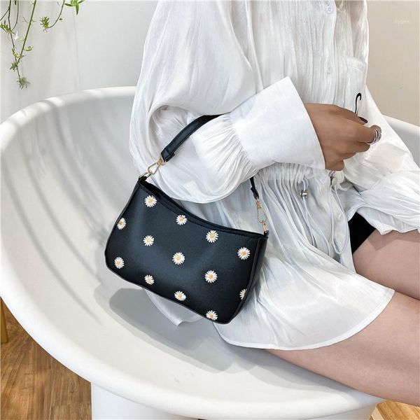 

evening bags women bag shoulder female flower embroidery handbag casual tote woman handbags fashion underarm for 2021