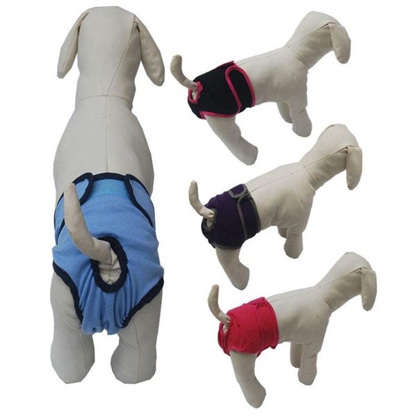 

dog apparel solid color female shorts puppy physiological pants diaper pet underwear for small meidium girl dogs
